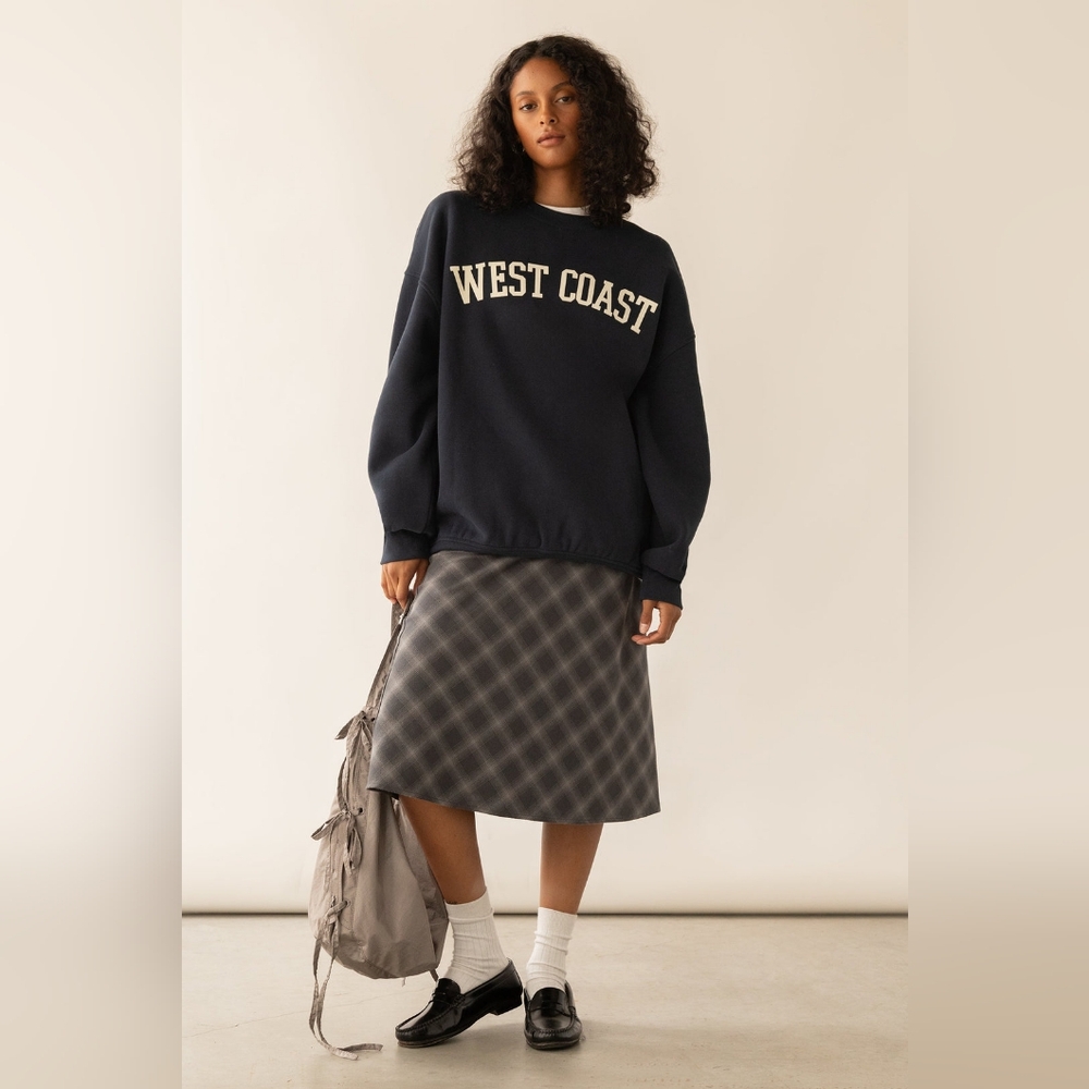 Oak + Fort Plaid Mini Skirt